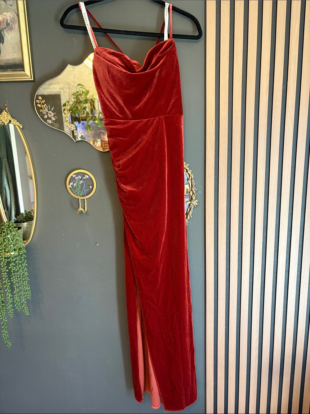 Azazie Kindess Terracotta Bridesmaid Dress